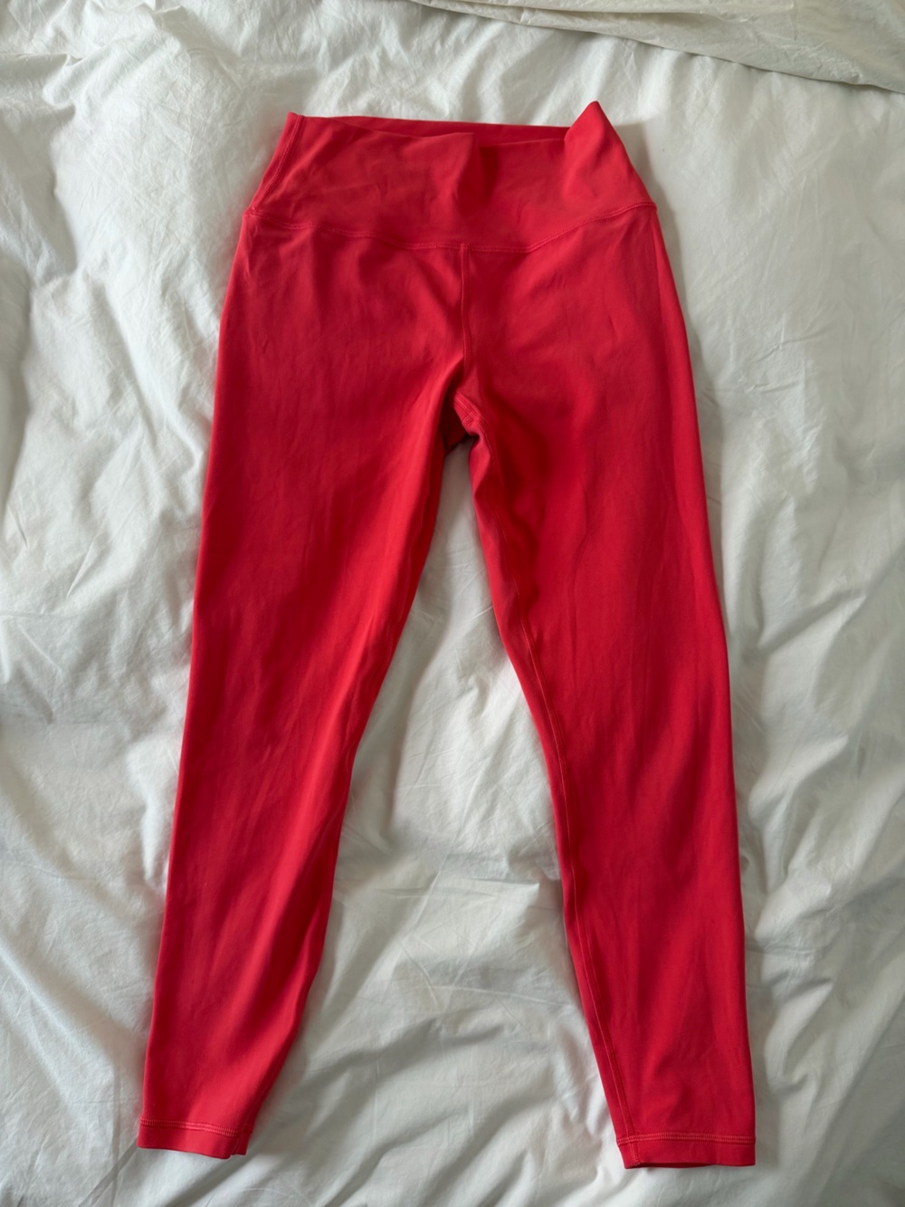 Athleta Neon Pink Transcend Leggings